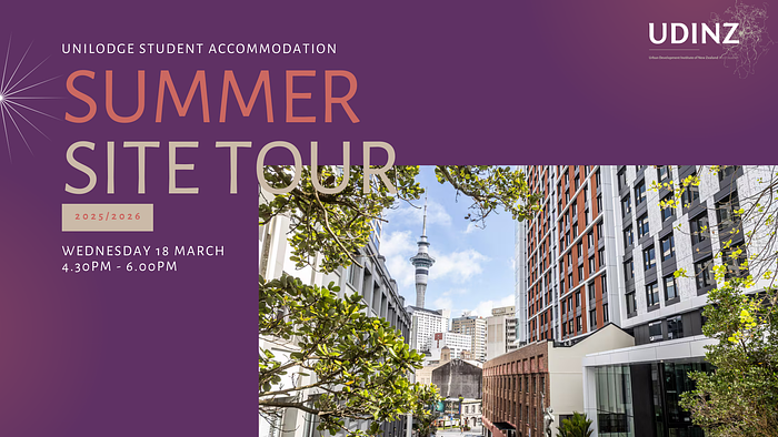 UDINZ Summer Site Tour of UniLodge logo